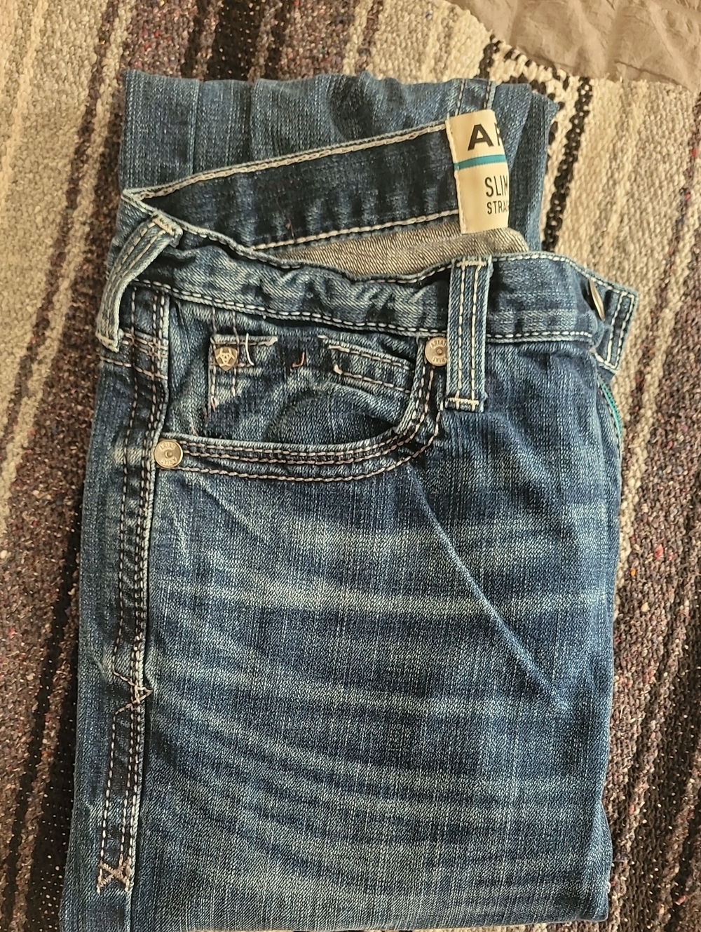 Men's Ariat Slim Fit Straight Leg 33x38